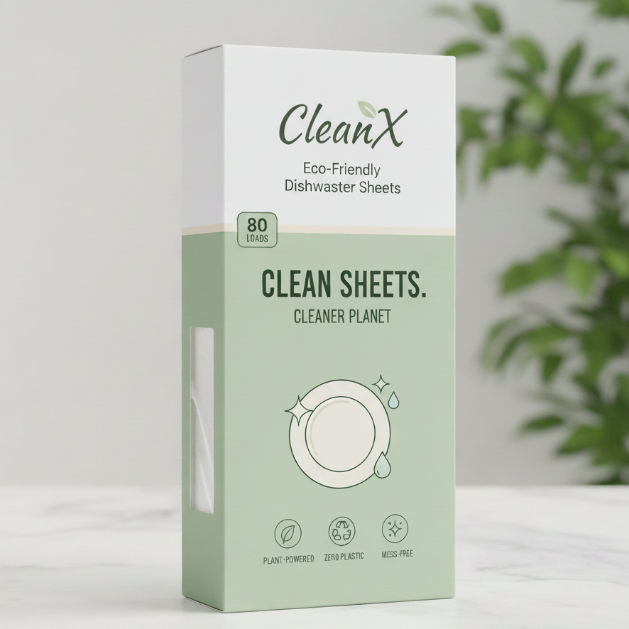 דפים אקולוגים לניקוי המדיח (80 שטיפות)