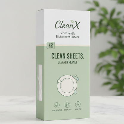 דפים אקולוגים לניקוי המדיח (80 שטיפות)