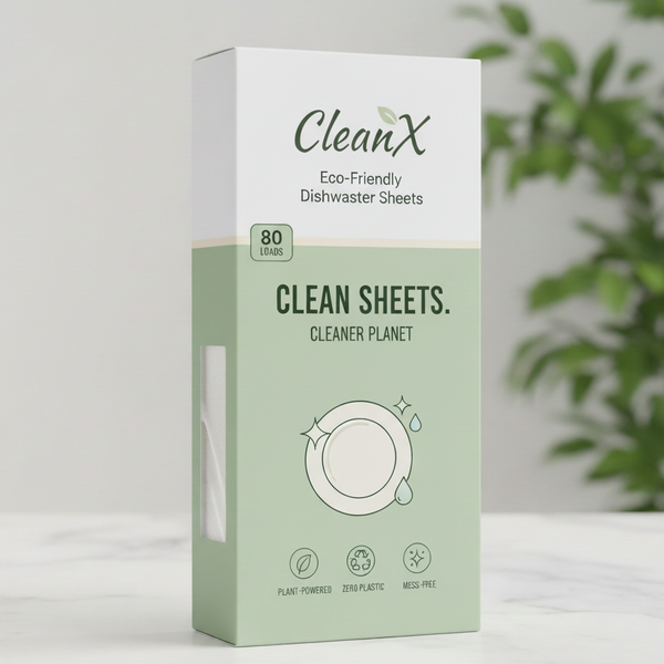 דפים אקולוגים לניקוי המדיח (80 שטיפות)