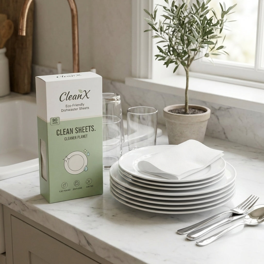 דפים אקולוגים לניקוי המדיח (80 שטיפות)