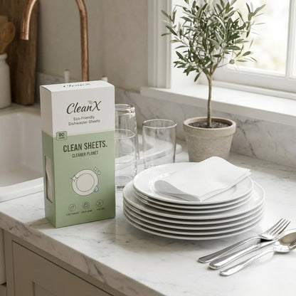 דפים אקולוגים לניקוי המדיח (80 שטיפות)