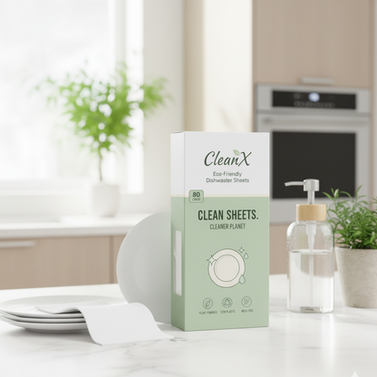 דפים אקולוגים לניקוי המדיח (80 שטיפות)